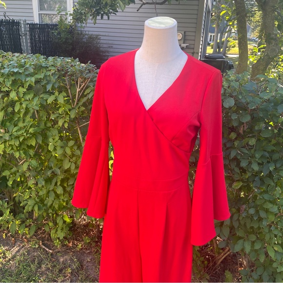 Alexia Admor Red Jumpsuit Women’s 6 - Picture 2 of 12